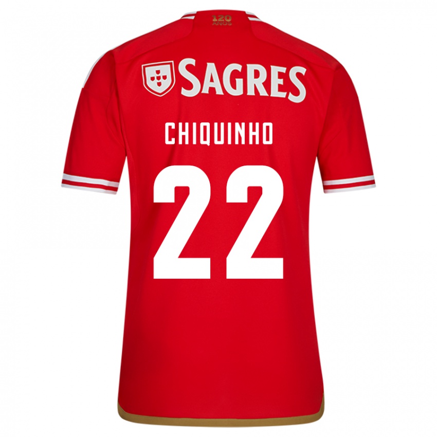 Niño Camiseta Chiquinho #22 Rojo 1ª Equipación 2023/24 La Camisa México