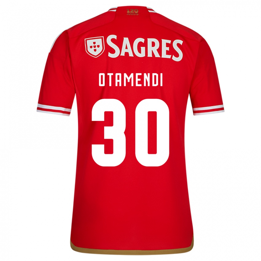 Niño Camiseta Nicolás Otamendi #30 Rojo 1ª Equipación 2023/24 La Camisa México