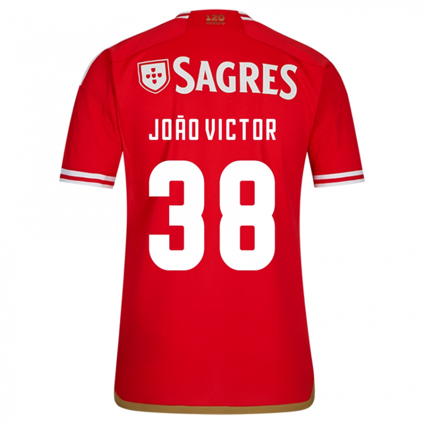 Niño Camiseta Joao Victor #38 Rojo 1ª Equipación 2023/24 La Camisa México