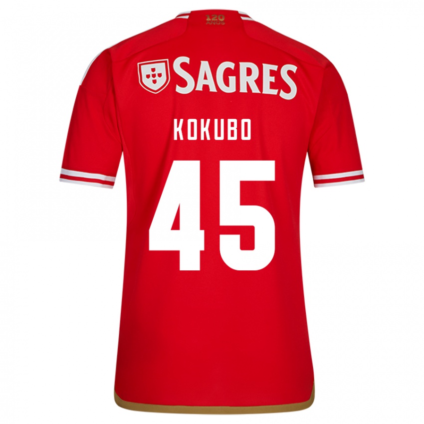 Niño Camiseta Leo Kokubo #45 Rojo 1ª Equipación 2023/24 La Camisa México