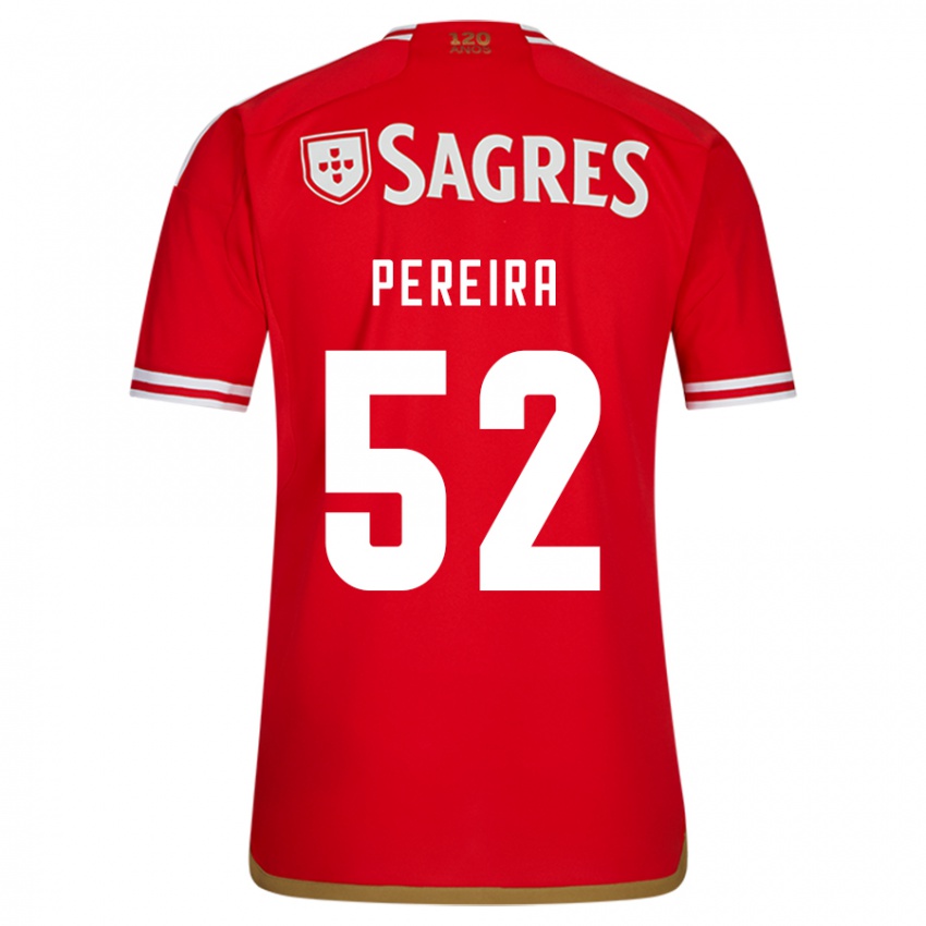 Niño Camiseta Henrique Pereira #52 Rojo 1ª Equipación 2023/24 La Camisa México