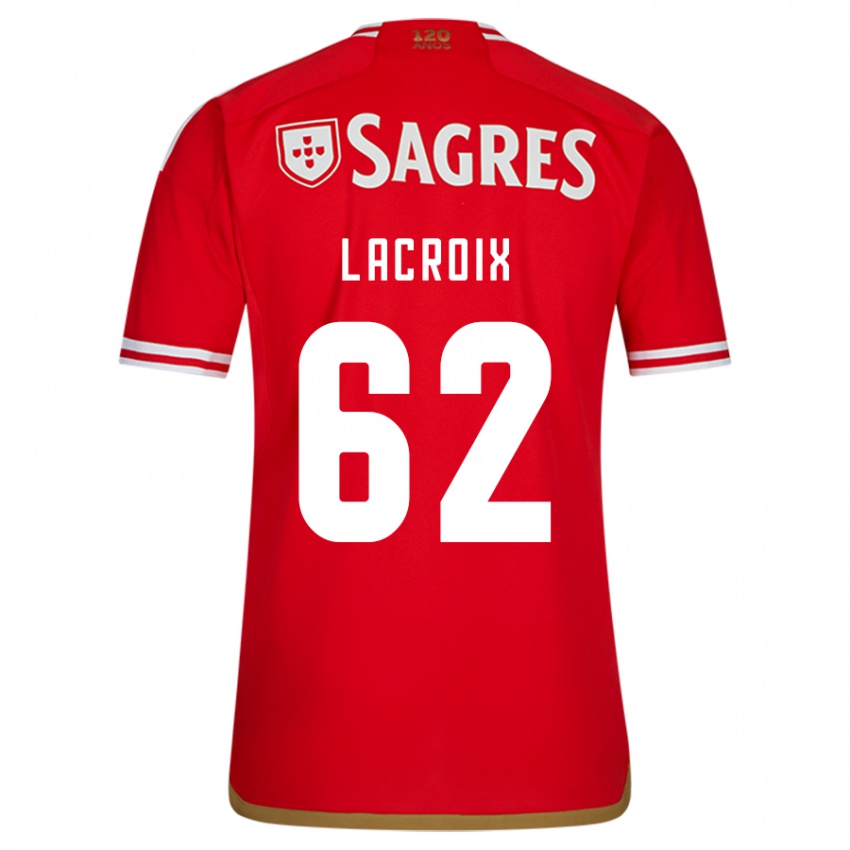 Niño Camiseta Lenny Lacroix #62 Rojo 1ª Equipación 2023/24 La Camisa México