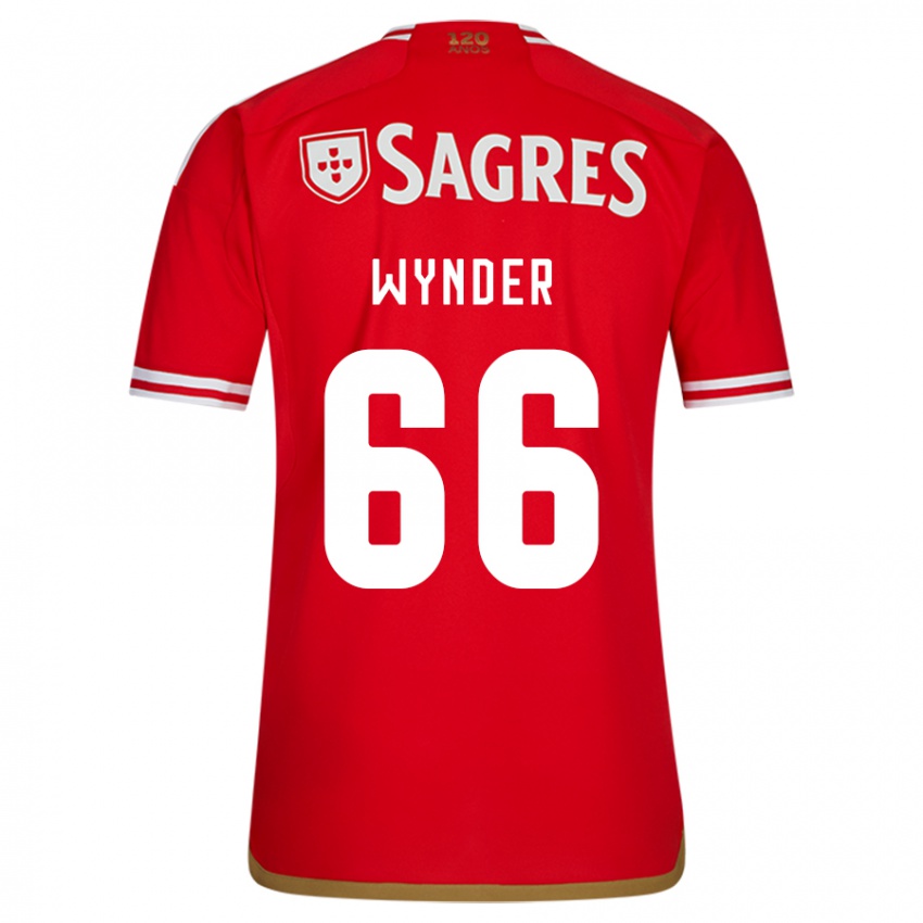 Niño Camiseta Joshua Wynder #66 Rojo 1ª Equipación 2023/24 La Camisa México