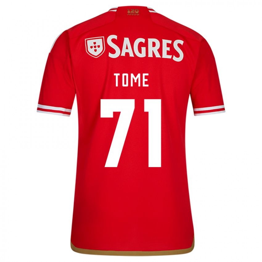 Niño Camiseta João Tomé #71 Rojo 1ª Equipación 2023/24 La Camisa México