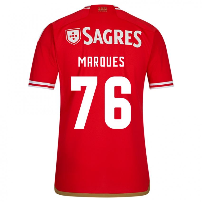 Niño Camiseta Gustavo Marques #76 Rojo 1ª Equipación 2023/24 La Camisa México