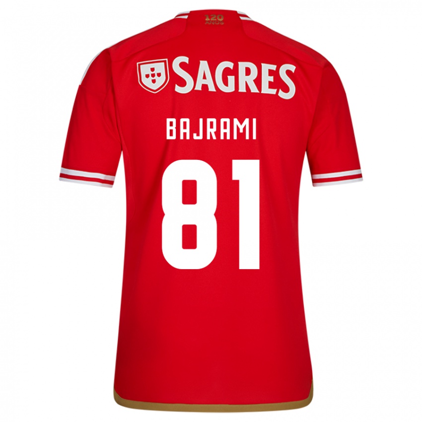 Niño Camiseta Adrian Bajrami #81 Rojo 1ª Equipación 2023/24 La Camisa México