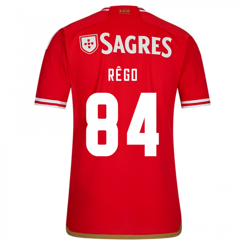 Niño Camiseta João Rêgo #84 Rojo 1ª Equipación 2023/24 La Camisa México