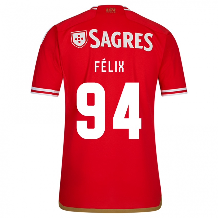 Niño Camiseta Hugo Félix #94 Rojo 1ª Equipación 2023/24 La Camisa México