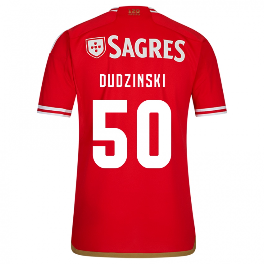 Niño Camiseta Marcel Dudzinski #50 Rojo 1ª Equipación 2023/24 La Camisa México