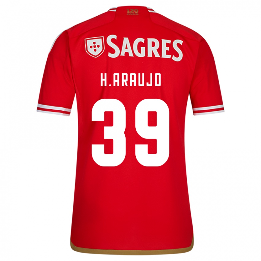 Niño Camiseta Henrique Araujo #39 Rojo 1ª Equipación 2023/24 La Camisa México