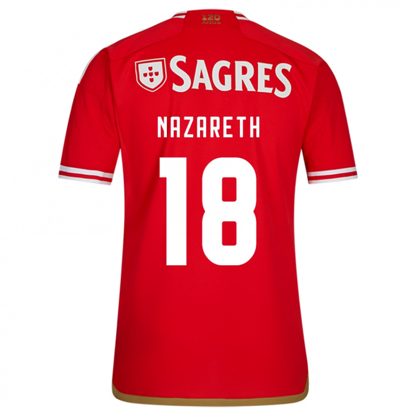 Niño Camiseta Kika Nazareth #18 Rojo 1ª Equipación 2023/24 La Camisa México