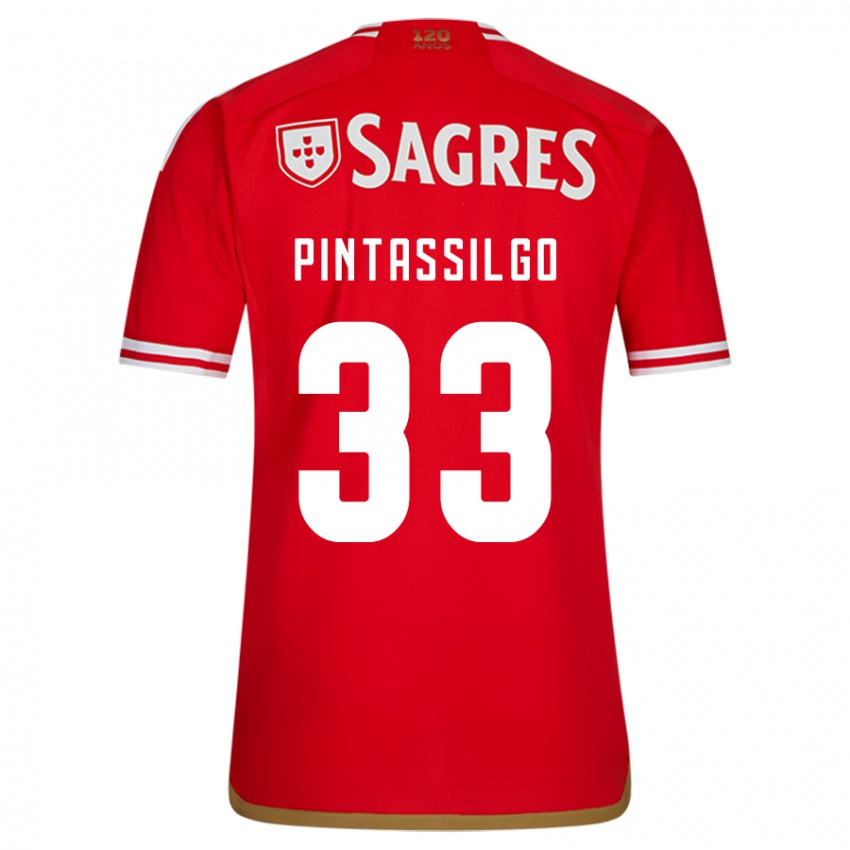 Niño Camiseta Lara Pintassilgo #33 Rojo 1ª Equipación 2023/24 La Camisa México