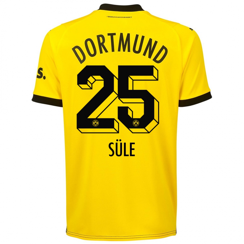 Niño Camiseta Niklas Sule #25 Amarillo 1ª Equipación 2023/24 La Camisa México