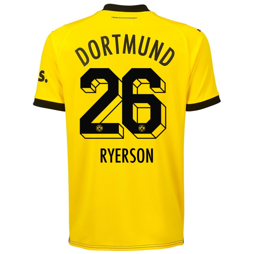 Niño Camiseta Julian Ryerson #26 Amarillo 1ª Equipación 2023/24 La Camisa México