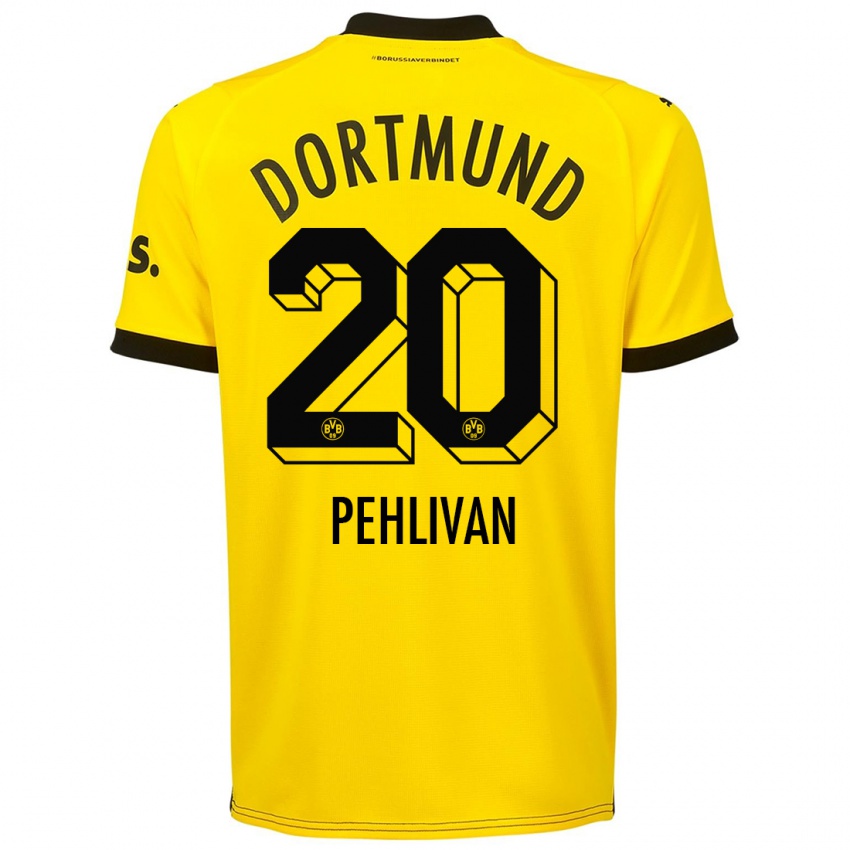 Niño Camiseta Miran Pehlivan #20 Amarillo 1ª Equipación 2023/24 La Camisa México