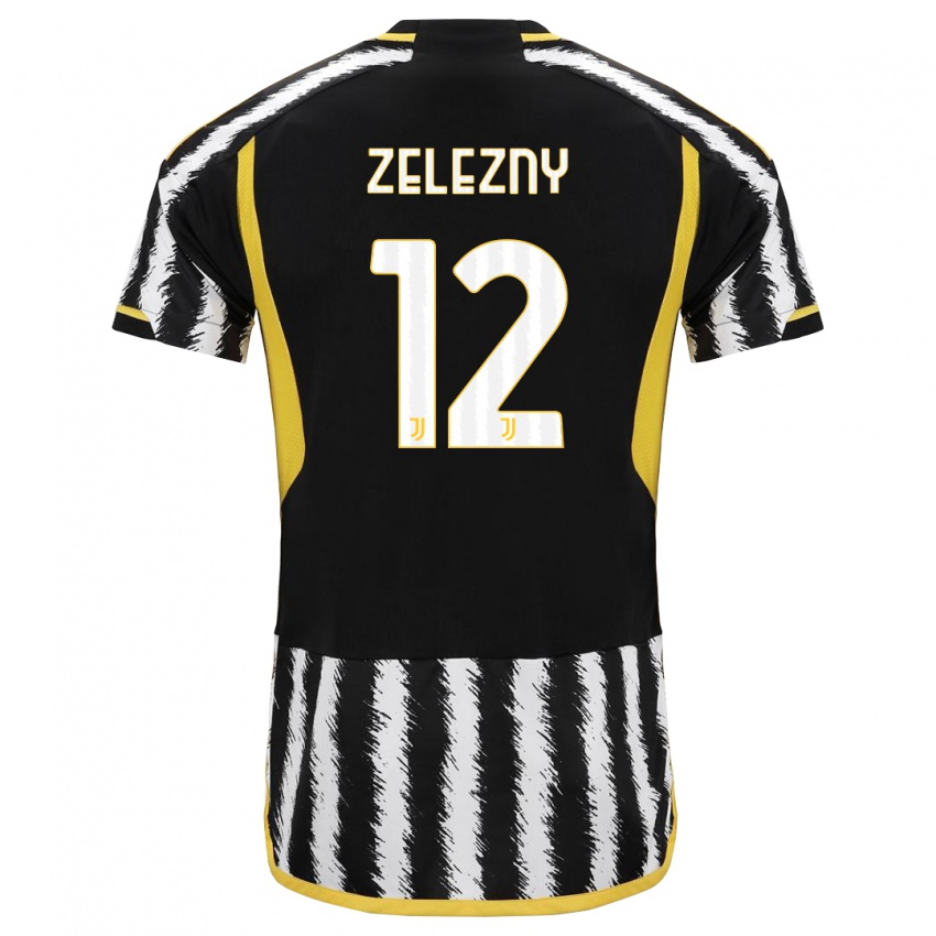 Niño Camiseta Radoslaw Zelezny #12 Blanco Negro 1ª Equipación 2023/24 La Camisa México