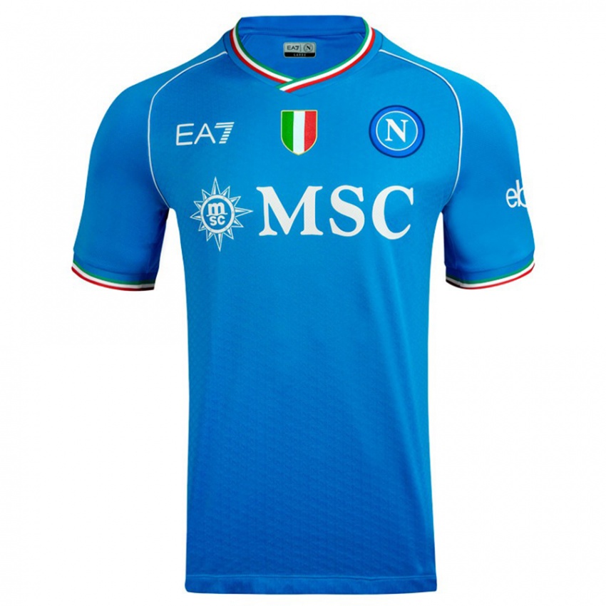 Niño Camiseta Piotr Zielinski #20 Cielo Azul 1ª Equipación 2023/24 La Camisa México