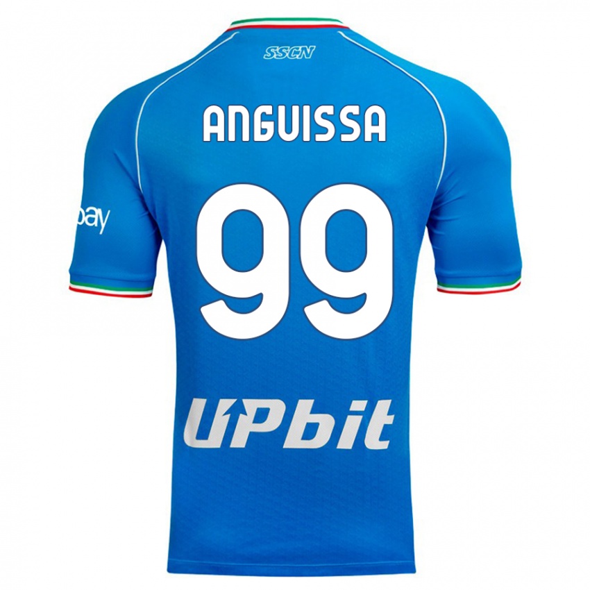 Niño Camiseta Andre Zambo Anguissa #99 Cielo Azul 1ª Equipación 2023/24 La Camisa México