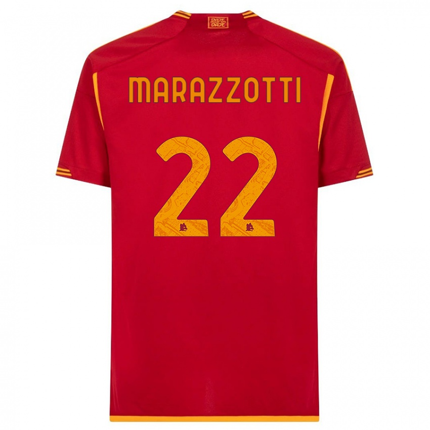 Niño Camiseta Fabrizio Marazzotti #22 Rojo 1ª Equipación 2023/24 La Camisa México