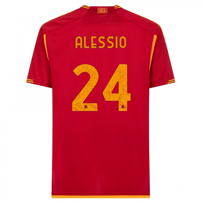 Niño Camiseta Filippo Alessio #24 Rojo 1ª Equipación 2023/24 La Camisa México