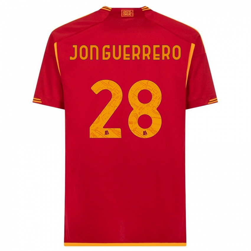 Niño Camiseta Julen Jon Guerrero #28 Rojo 1ª Equipación 2023/24 La Camisa México