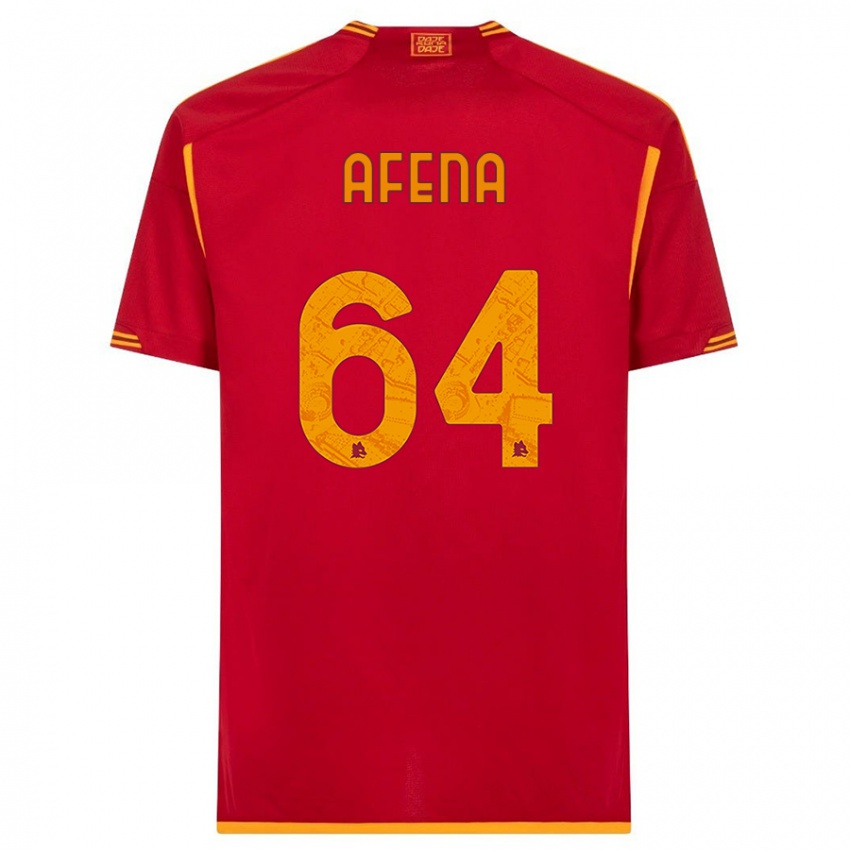 Niño Camiseta Felix Afena-Gyan #64 Rojo 1ª Equipación 2023/24 La Camisa México