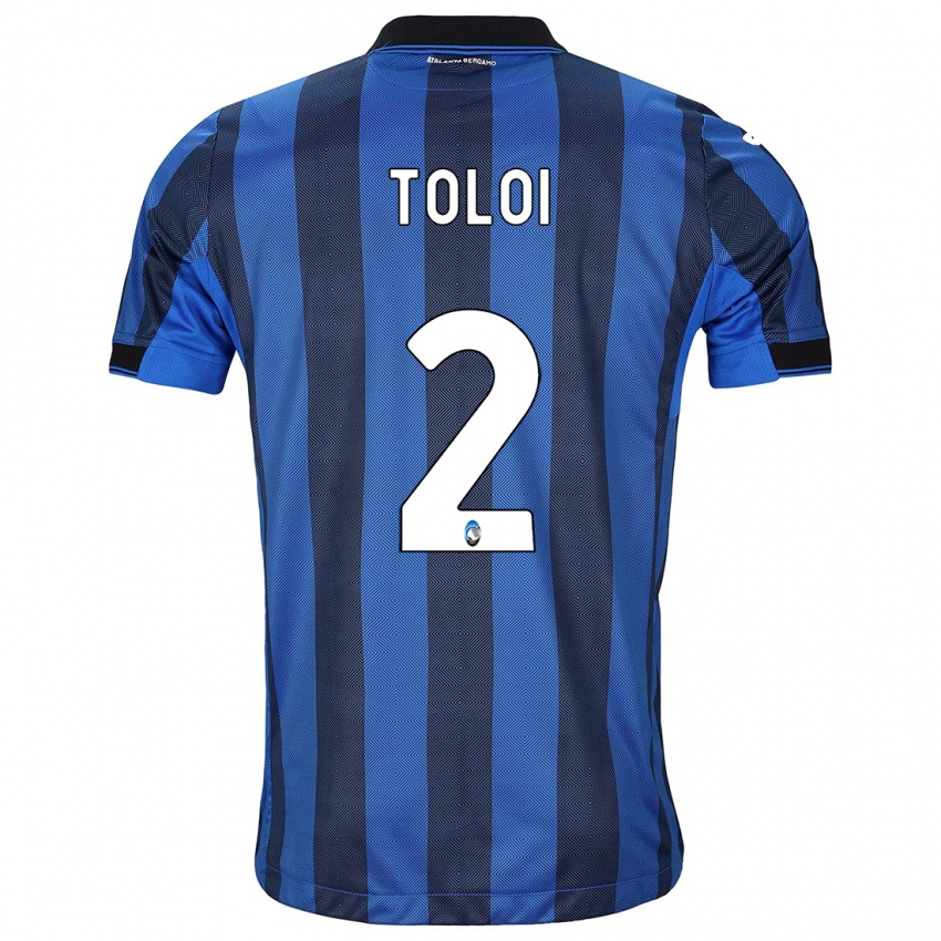 Niño Camiseta Rafael Tolói #2 Azul Negro 1ª Equipación 2023/24 La Camisa México