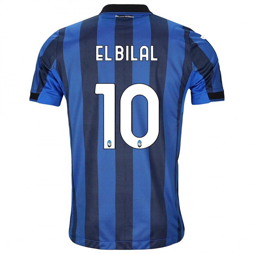 Niño Camiseta El Bilal Touré #10 Azul Negro 1ª Equipación 2023/24 La Camisa México
