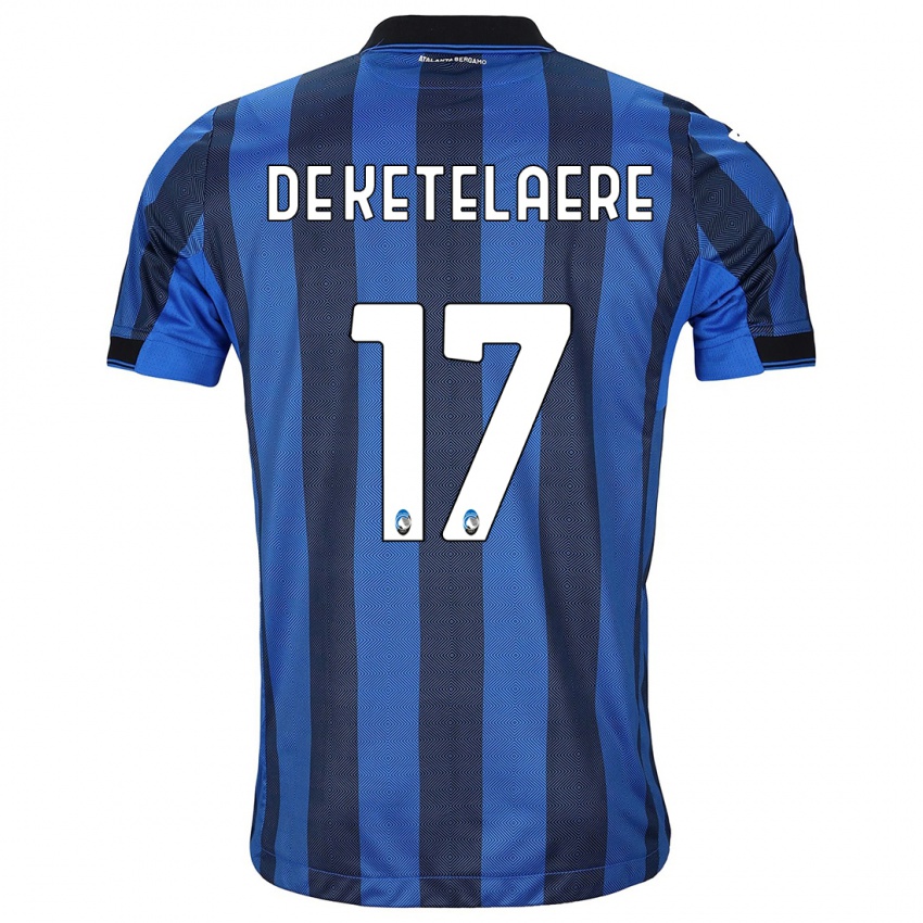 Niño Camiseta Charles De Ketelaere #17 Azul Negro 1ª Equipación 2023/24 La Camisa México