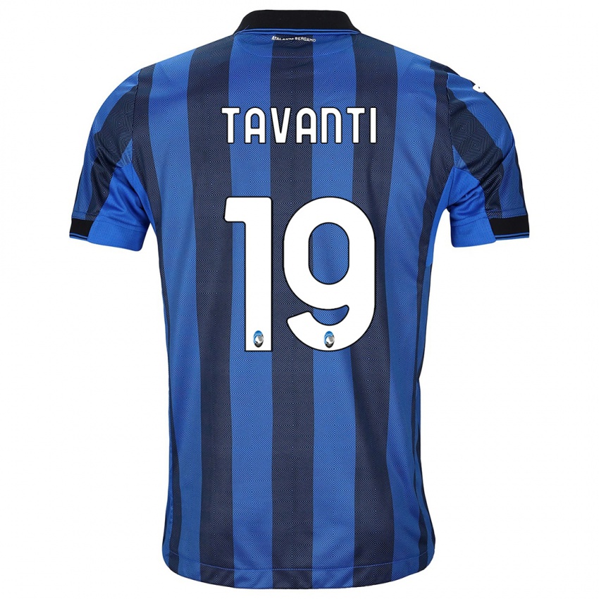 Niño Camiseta Mattia Tavanti #19 Azul Negro 1ª Equipación 2023/24 La Camisa México