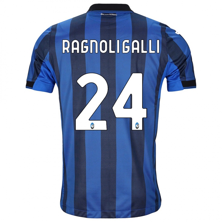 Niño Camiseta Federico Ragnoli Galli #24 Azul Negro 1ª Equipación 2023/24 La Camisa México