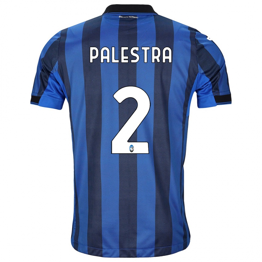 Niño Camiseta Marco Palestra #2 Azul Negro 1ª Equipación 2023/24 La Camisa México