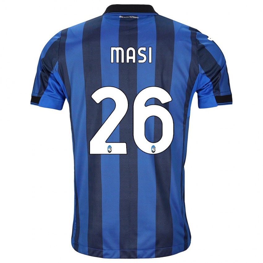 Niño Camiseta Alberto Masi #26 Azul Negro 1ª Equipación 2023/24 La Camisa México