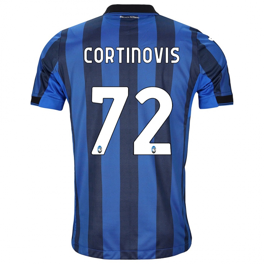 Niño Camiseta Alessandro Cortinovis #72 Azul Negro 1ª Equipación 2023/24 La Camisa México