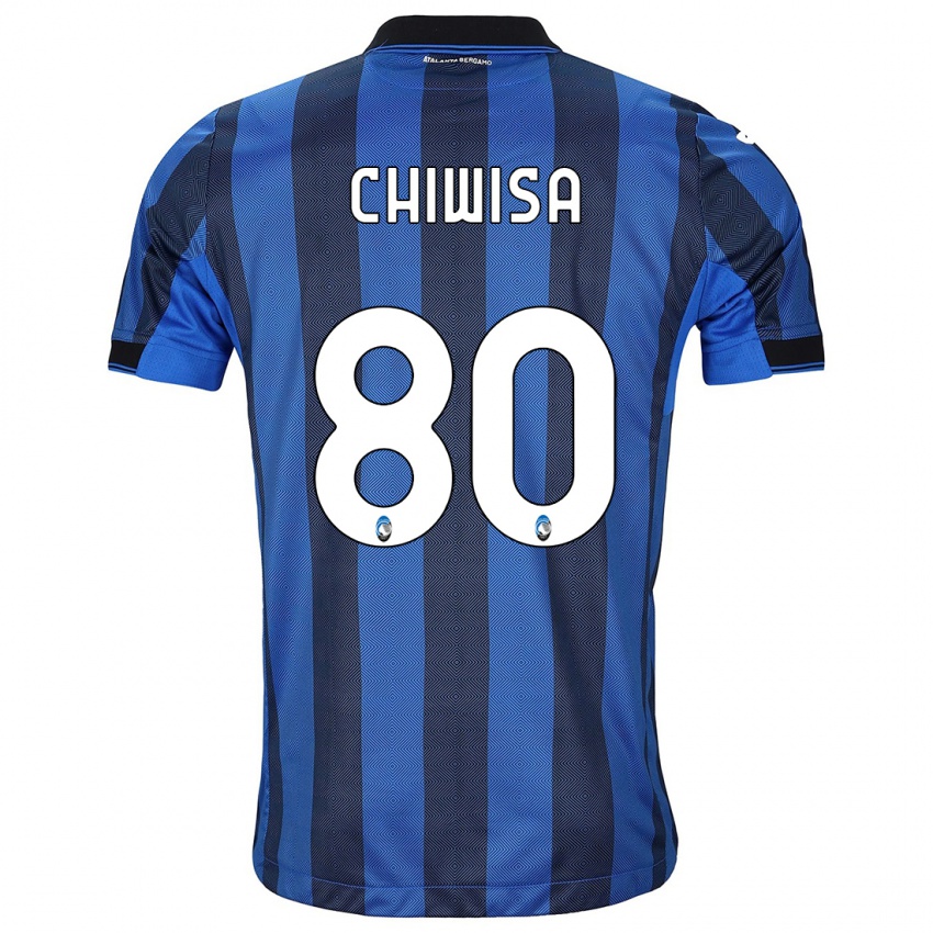 Niño Camiseta Mannah Chiwisa #80 Azul Negro 1ª Equipación 2023/24 La Camisa México