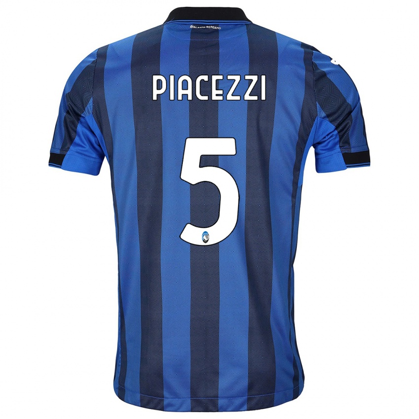 Niño Camiseta Eleonora Piacezzi #5 Azul Negro 1ª Equipación 2023/24 La Camisa México