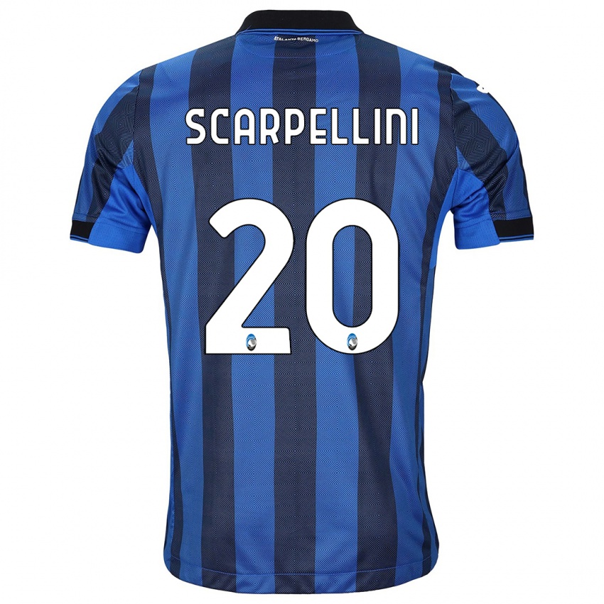 Niño Camiseta Andrea Scarpellini #20 Azul Negro 1ª Equipación 2023/24 La Camisa México