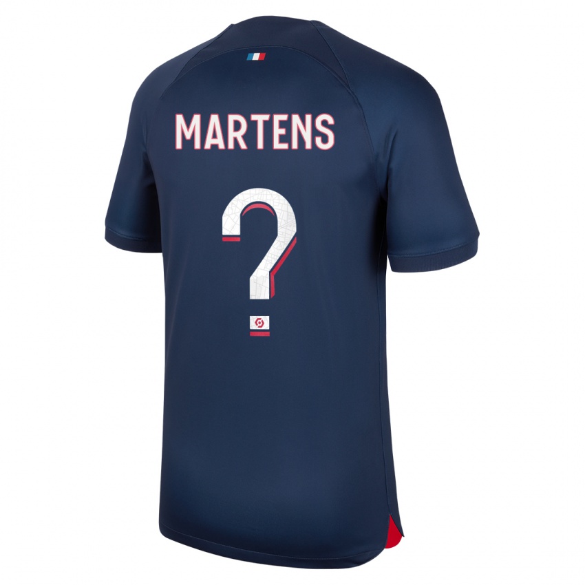 Niño Camiseta Lieke Martens #0 Azul Rojo 1ª Equipación 2023/24 La Camisa México