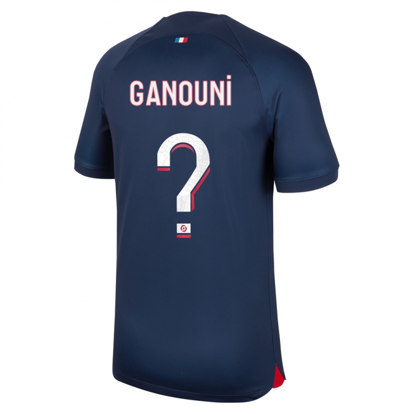 Niño Camiseta Mehdi Ganouni #0 Azul Rojo 1ª Equipación 2023/24 La Camisa México
