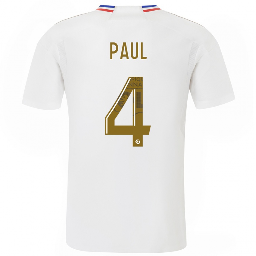 Niño Camiseta Paul Akouokou #0 Blanco 1ª Equipación 2023/24 La Camisa México