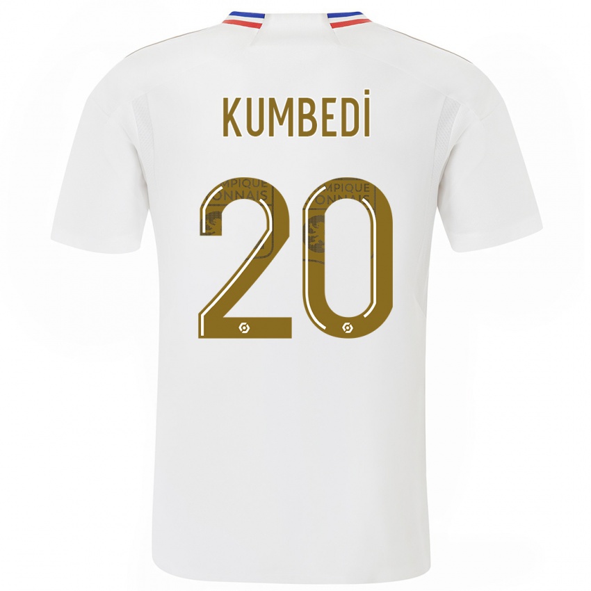 Niño Camiseta Saël Kumbedi #20 Blanco 1ª Equipación 2023/24 La Camisa México