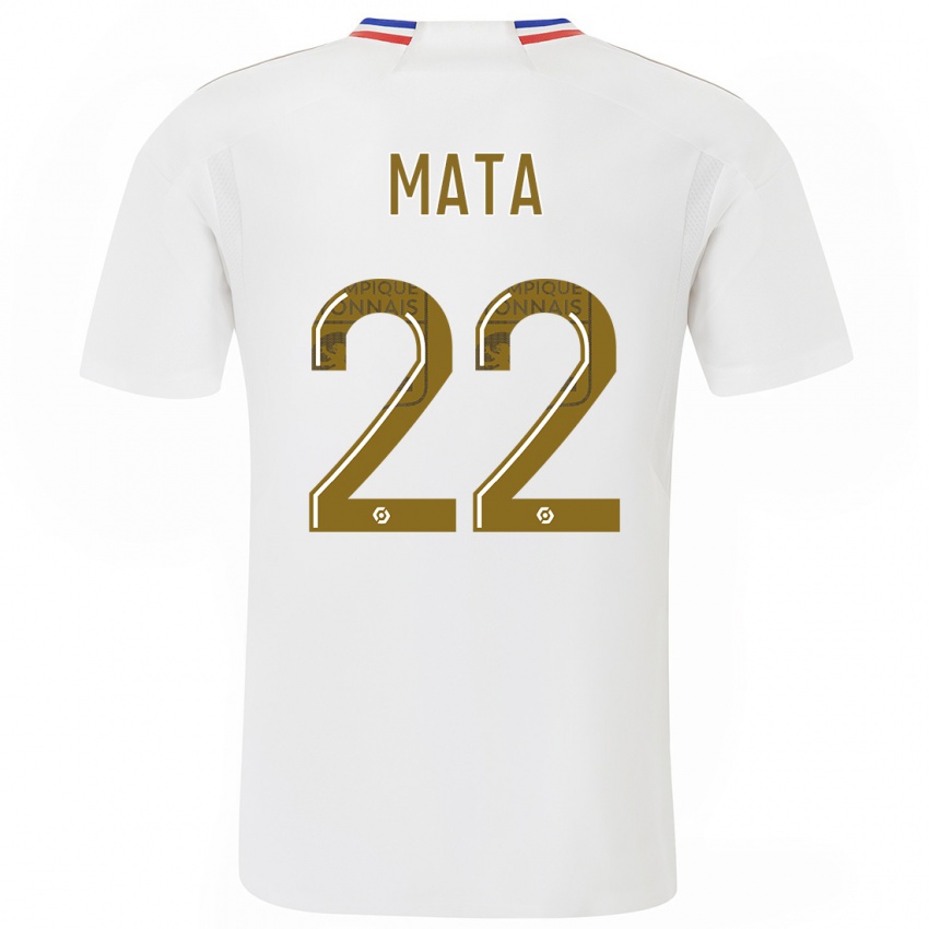 Niño Camiseta Clinton Mata #22 Blanco 1ª Equipación 2023/24 La Camisa México