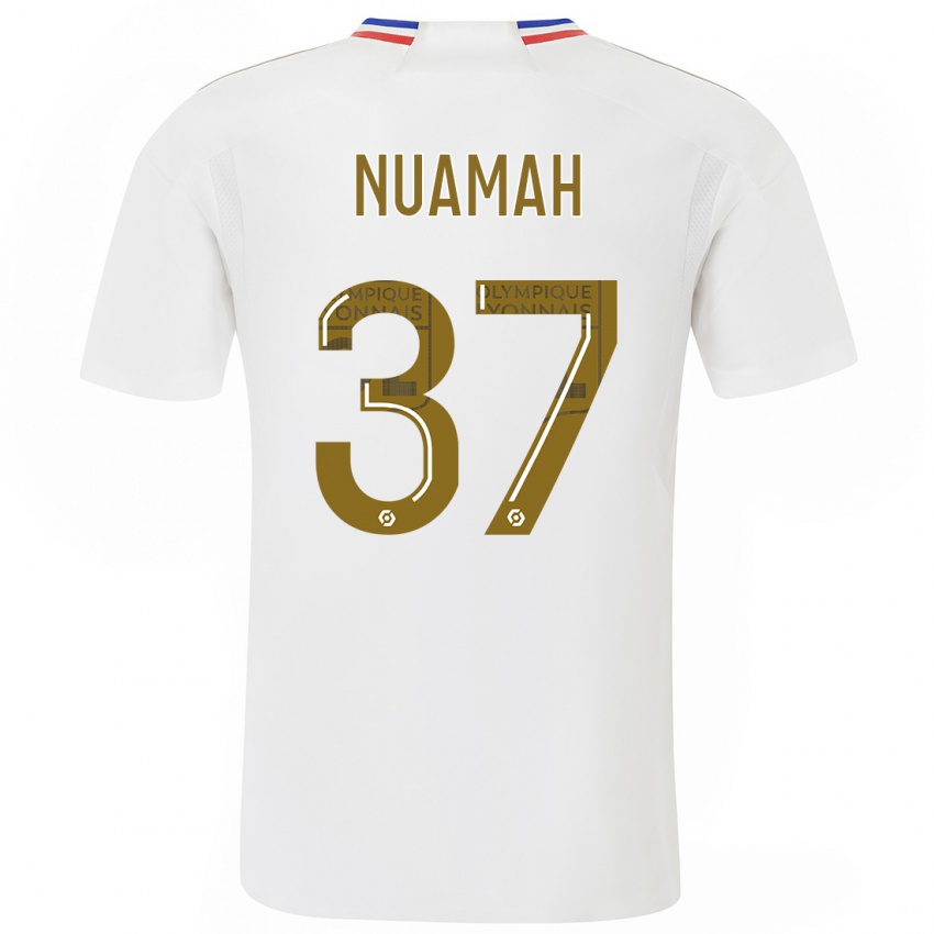 Niño Camiseta Ernest Nuamah #37 Blanco 1ª Equipación 2023/24 La Camisa México