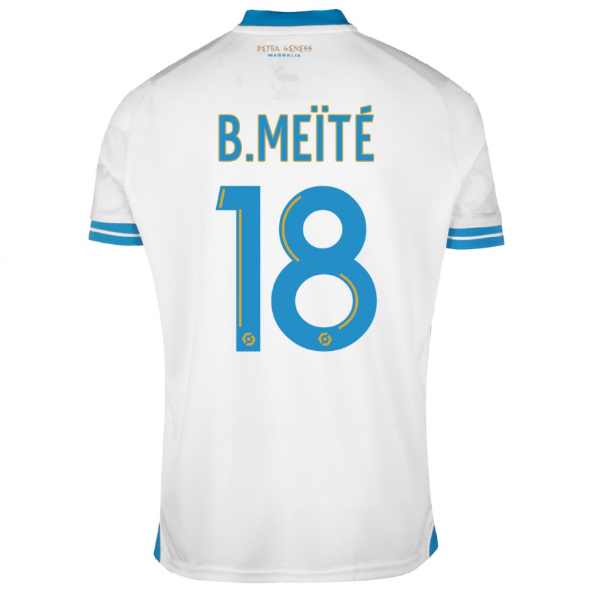 Niño Camiseta Bamo Meïté #18 Blanco 1ª Equipación 2023/24 La Camisa México