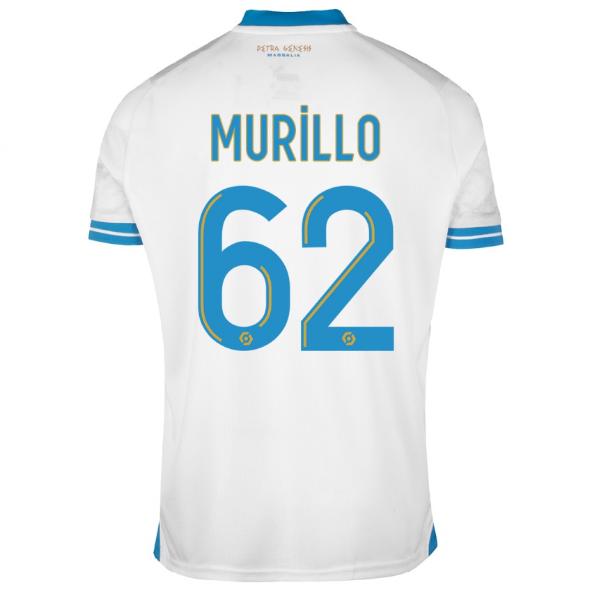 Niño Camiseta Amir Murillo #62 Blanco 1ª Equipación 2023/24 La Camisa México