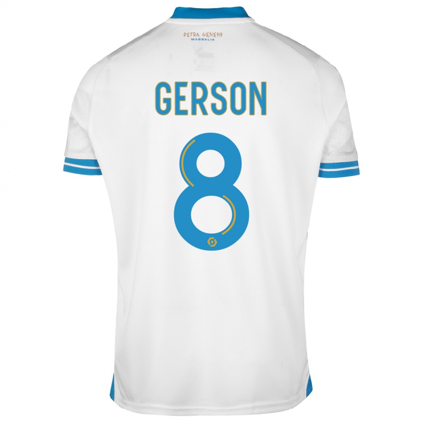 Niño Camiseta Gerson #8 Blanco 1ª Equipación 2023/24 La Camisa México