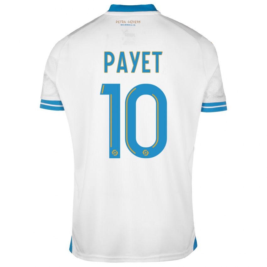 Niño Camiseta Dimitri Payet #10 Blanco 1ª Equipación 2023/24 La Camisa México