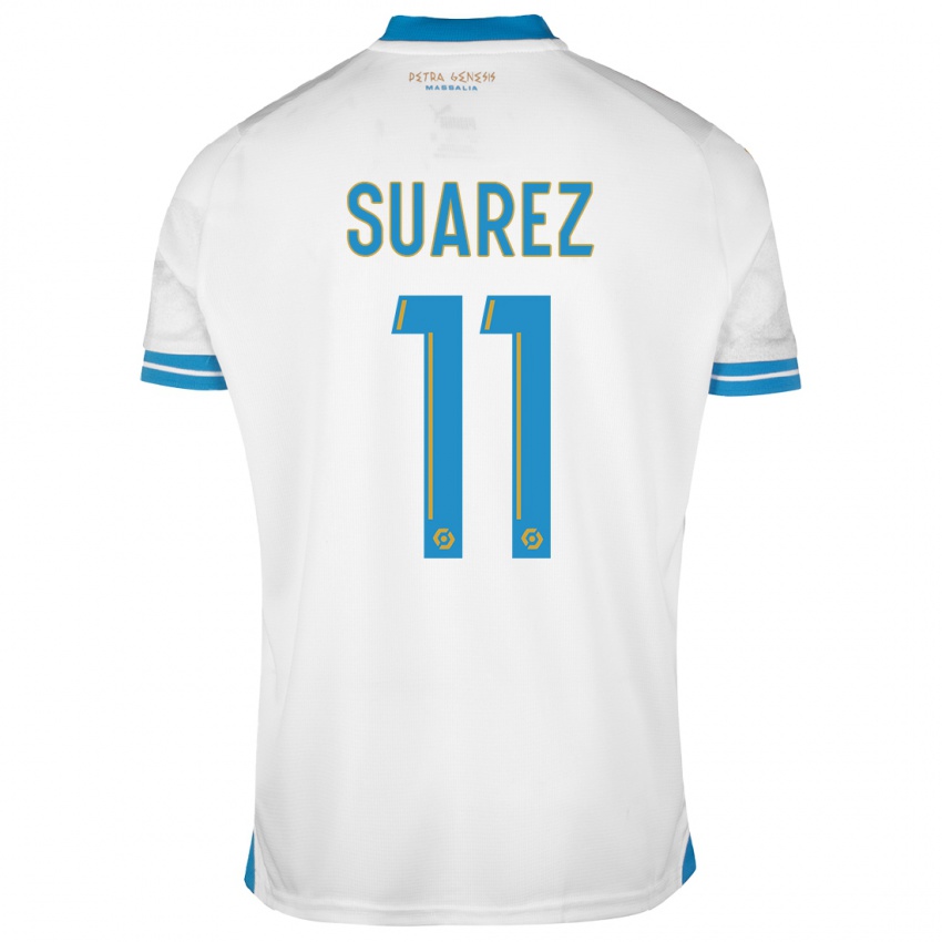 Niño Camiseta Luis Suarez #11 Blanco 1ª Equipación 2023/24 La Camisa México