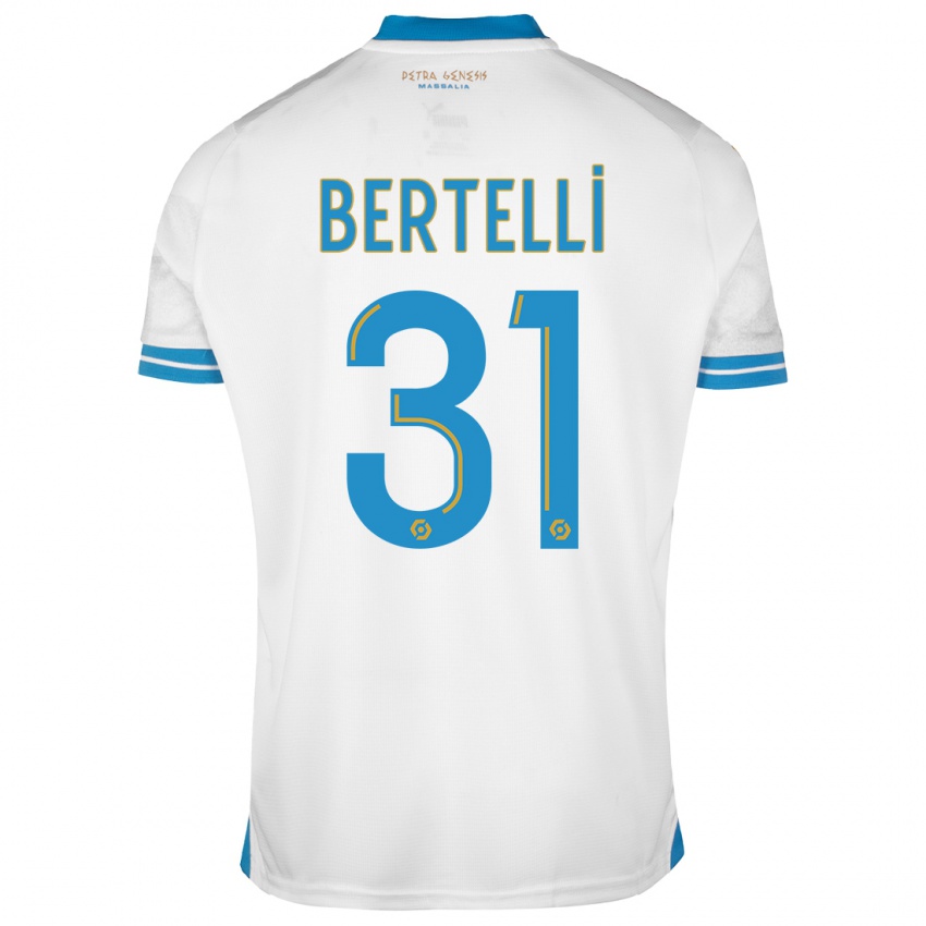 Niño Camiseta Ugo Bertelli #31 Blanco 1ª Equipación 2023/24 La Camisa México