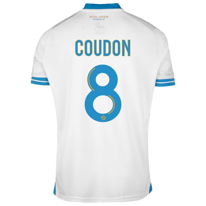 Niño Camiseta Marine Coudon #8 Blanco 1ª Equipación 2023/24 La Camisa México